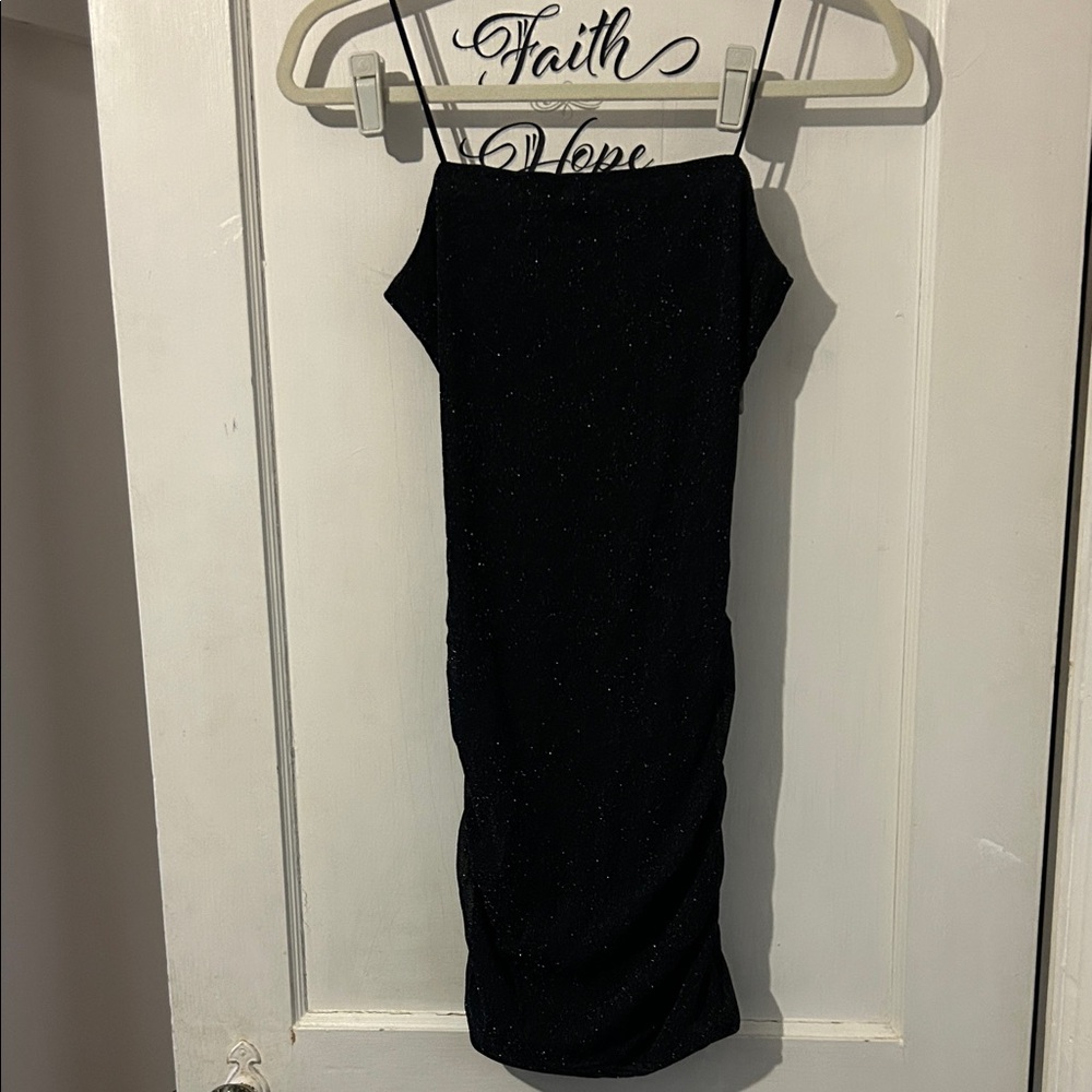 Elegant Strapless Black Dress